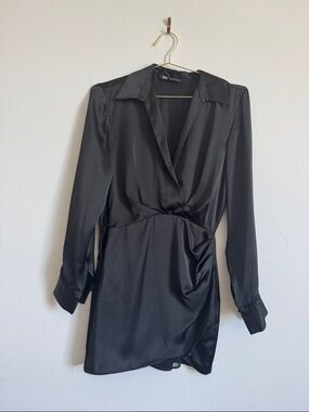 corduroy shirt dress zara Zara CORDUROY Shirt Dress Green Black Holiday Plaid Size M New